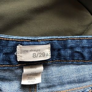 Women’s Gap size 8A curvy straight leg jeans